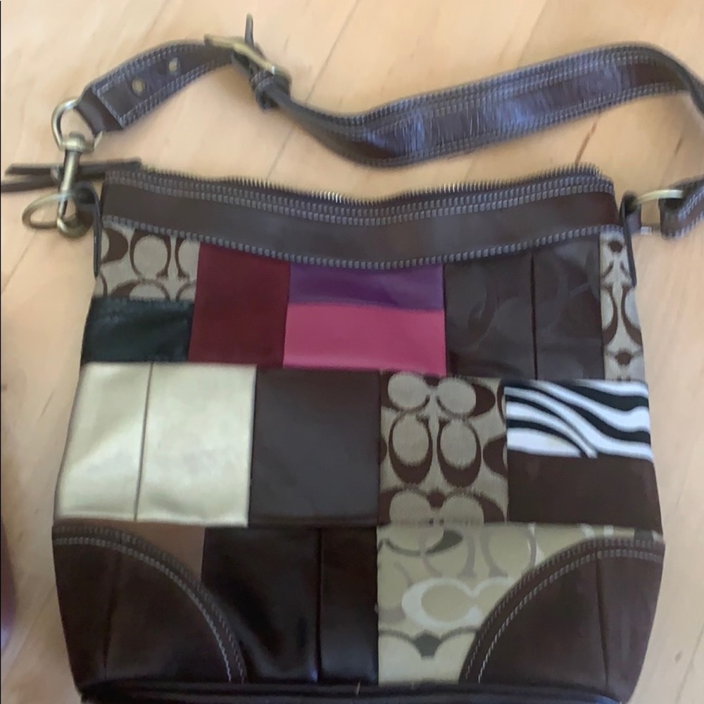 Coach handbag multicolor
